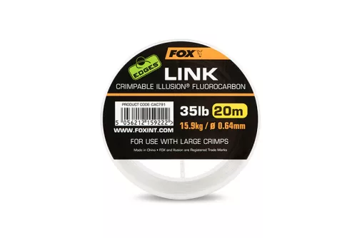 Fox Edges Link Illusion Fluorocarbon 0.53mm 25lb 20m