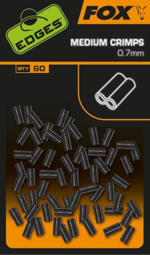 Fox Edges Small Crimps 0.60mm 60pcs