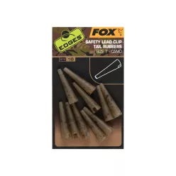 Fox Edges Camo Size 7 Lead Clip Tail Rubbers