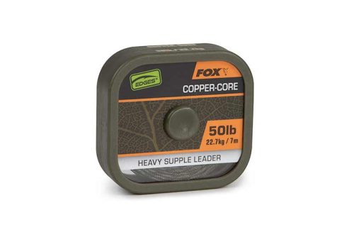 Fox Edges Naturals Copper-Core Leader 50lb 7m