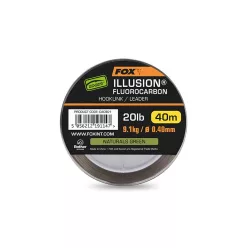   Fox Edges Illusion Fluorocarbon 20lb 9.1kg 0.40mm 40m 4pcs naturals green