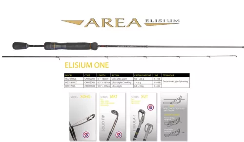 Herakles AREA ELISIUM ONE HEO180XUL 6' 180cm 0.5-2.5gr Ultra Light