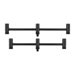 Fox Black Label Slim Adjustable 2 Rod Buzz Bars 110mm 125mm