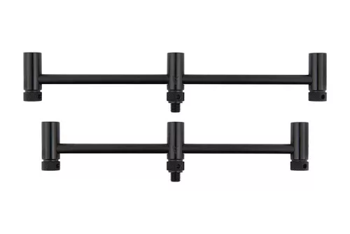 Fox Black Label Slim Adjustable 2 Rod Buzz Bars 110mm 125mm
