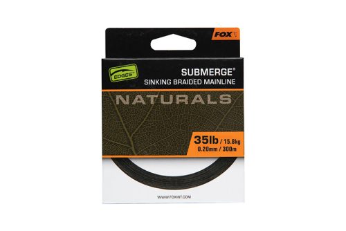 Fox Submerge Naturals Sinking Braid 300m 0.38mm 65lb 29.5kg