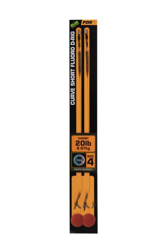 FOX Edges Curve Short Fluoro D-Rig 4 - 20lb Illusion 2db/csomag