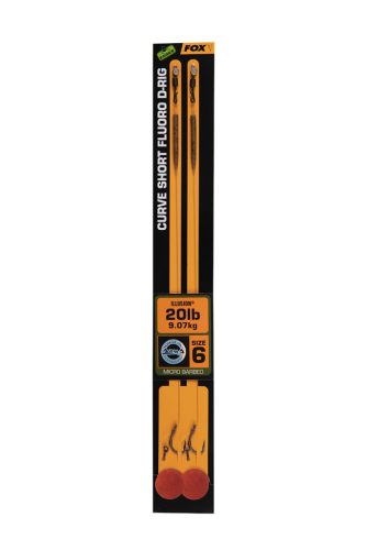 FOX Edges Curve Short Fluoro D-Rig 6 - 20lb Illusion 2db/csomag