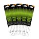 Fox EOS Carp Ready Rigs x 3 - Wide Gape size 6 Barbless (20lb)