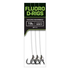Fox Carp Ready Rigs Fluoro D-Rig Size 6 3pcs