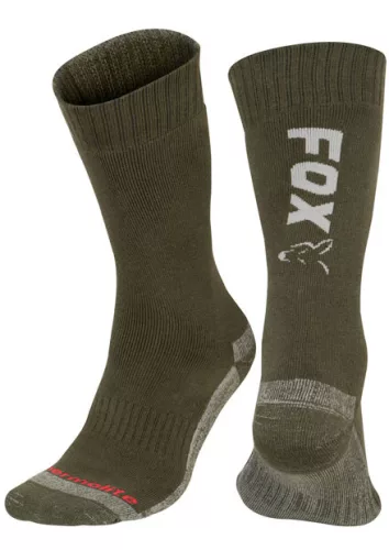 Fox Thermolite Long Sock black orange UK10-13 EU44-47