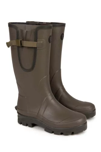 Fox Neoprene Lined Camo khaki Wellies UK8 EU42
