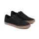 Fox Black canvas shoe = sz 12 / 46