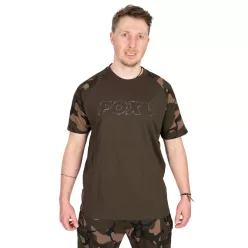 Fox Khaki Camo Outline T-Shirt 2XL