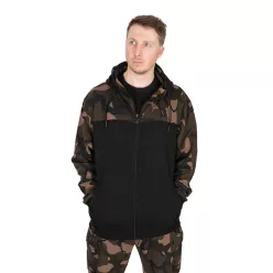 Fox LW Black Camo Split Zip Hoody 2XL