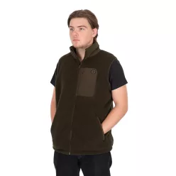 Olive Sherpa Hybrid Gilet L