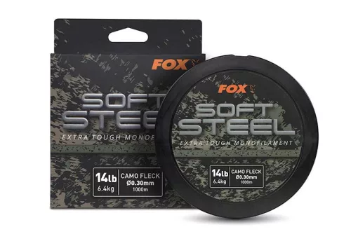 FOX Soft Steel Fleck Camo Mono 18lb (8.2kg)  0.35mm x 1000m