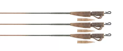 Edges Camo 50lb Leadcore Lead Clip Leaders 3 pcs