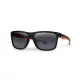 Fox Collection Black Orange Shades - Grey Lens