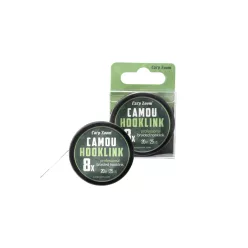 Carp Zoom Camou 8X előkezsinór, 20 m, 35 lb, terepmintás