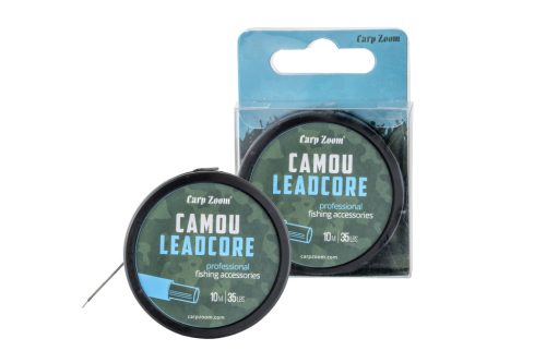 Carp Zoom Camou ólombetétes előkezsinór, 10 m, 25 lb, terepmintás