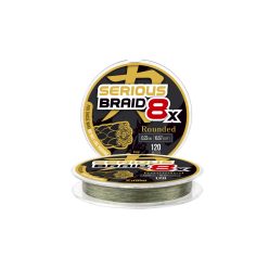   Carp Zoom Serious 8X fonott zsinór, o 0,33 mm, 120 m, 28,41 kg, zöld