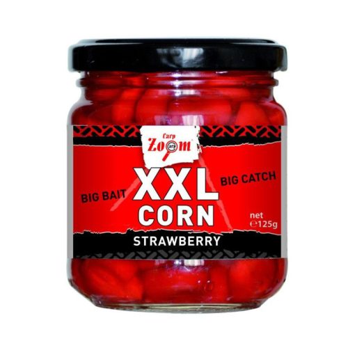 Carp Zoom Óriás horgászkukorica, eper, 125 g, 220 ml