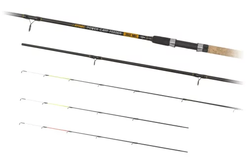 Carp Zoom Atomic Power Carp feeder horgászbot, 360 cm, 30-120 g, 3+3 részes