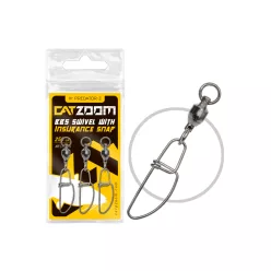   PredatorZ Catzoom csapágyas harcsázó forgókapocs 250 lbs, #8, 3 db