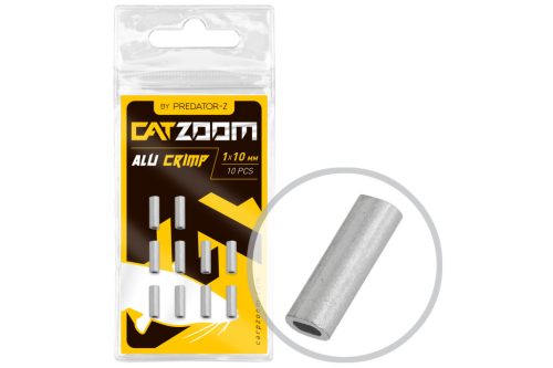 PredatorZ Catzoom krimpelő hüvely, o1x10 mm, 10 db