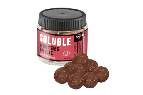 Carp Zoom Oldódó wafters bojli, o18 mm, 
fűszeres kolbász, 100 g