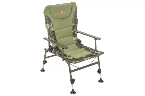 Carp Zoom N2 Komfort karfás szék, 50x50x35/88 cm, Camou/Fleece