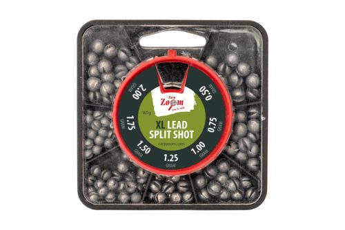 Carp Zoom XL sörétólom készlet 7 fakkos, 0,5 / 0,75 / 1 / 1,25 / 1,50 / 1,75 / 2 g