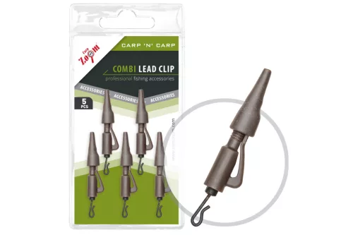 Carp Zoom Combi biztonsági ólomkapocs, zöld, 5 db
