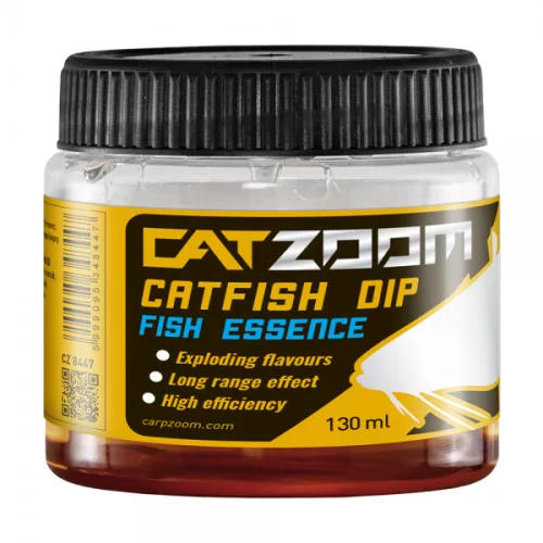 Catzoom Catfish Dip aromafolyadék, Hal esszencia, 130 ml