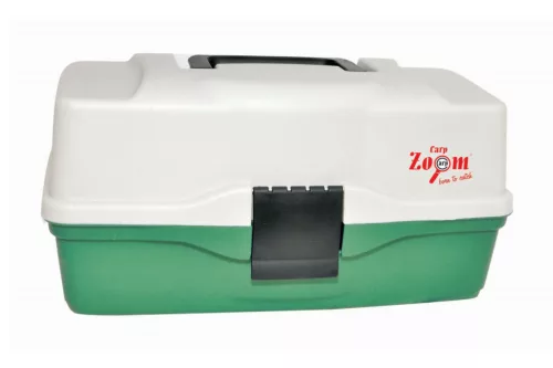 Carp Zoom Standard tálcás horgászláda 2 tálcás, 34x15,5x16 cm