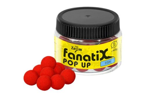 Carp Zoom Fanati-X Pop Up horogcsali, 16 mm, eper, 40 g