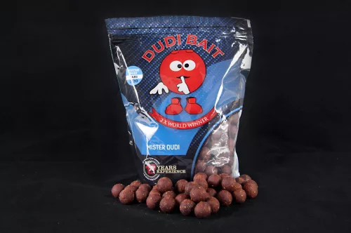 DUDI BAIT Bojli "Mister Dudi" 1 kg - 16mm, Oldódó