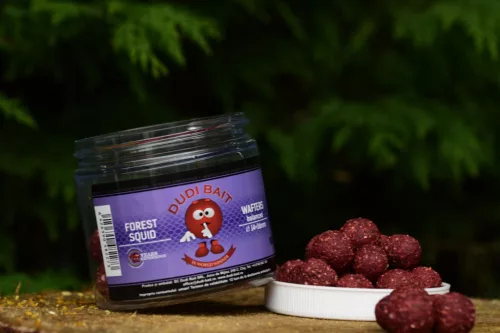 DUDI BAIT Csalizó bojli "Mister Red Super Hot" 100g - 18-20mm, Wafter