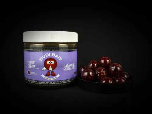 DUDI BAIT Csalizó bojli "Mister Red Super Hot" 100g - 24mm, Dippelt főzött