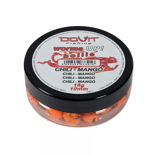 DOVIT WORMS UP! BOILIE 10MM - chili - mangó 18 gr