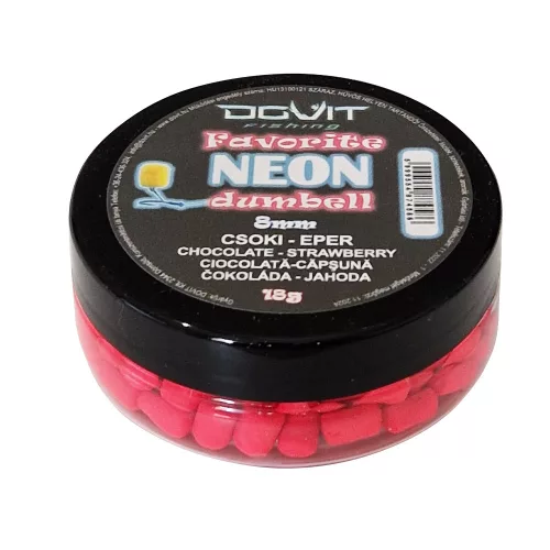 DOVIT FAVORITE NEON WAFTERS 8MM - csoki - eper 18 gr