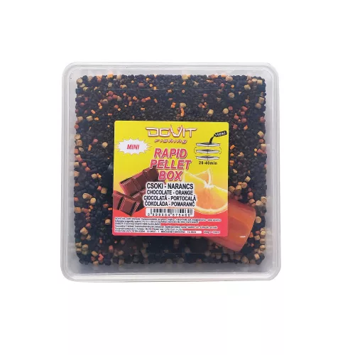 DOVIT RAPID PELLET BOX - csoki - narancs 600 gr
