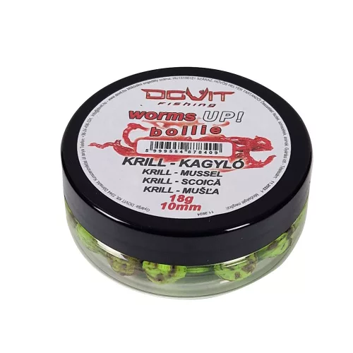 DOVIT WORMS UP! BOILIE 10MM - krill - kagyló 18 gr