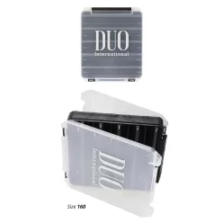   DOBOZ DUO REVERSE LURE CASE 160 20.6x17x4.4cm Pearl Black/Gold Logo