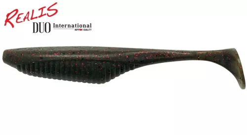 DUO REALIS VERSA SHAD FAT 5" 12.5cm F018 Green Pumpkin Red Flake