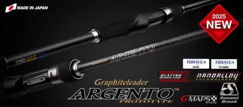 Graphiteleader ARGENTO PROTOTYPE 25GARGPC-682MH BAITCAST 2.03m R-FAST Max 120gr