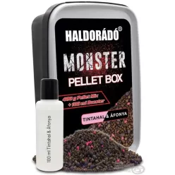 HALDORÁDÓ MONSTER Pellet Box - Tintahal & Áfonya 550 g