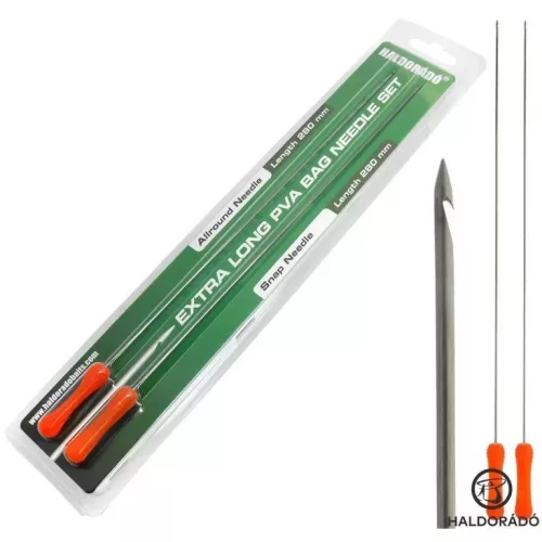 HALDORÁDÓ Extra Long PVA Bag Needle Set 2 db/csg