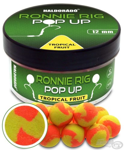 HALDORÁDÓ Ronnie Rig Pop Up - Tropical Fruit 30 g / 12 mm