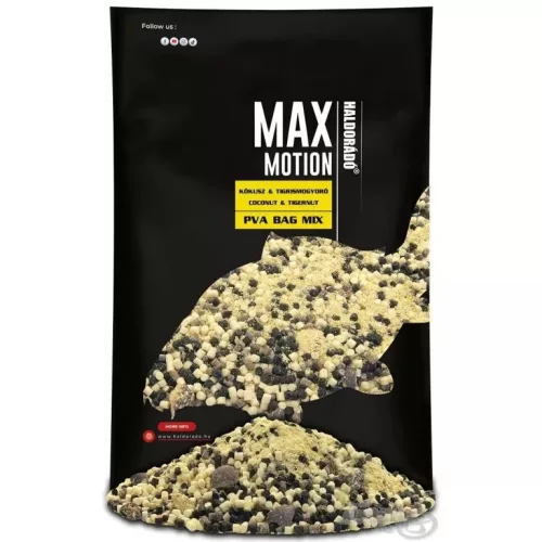 HALDORÁDÓ MAX MOTION PVA Bag Mix - Kókusz & Tigrismogyoró 650 g